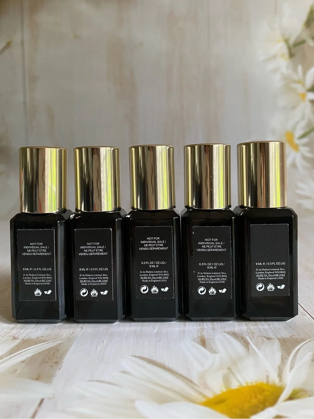 5x Jo Malone INTENSE Travel Set, Assorted Collection, 5x9ml, New Limited